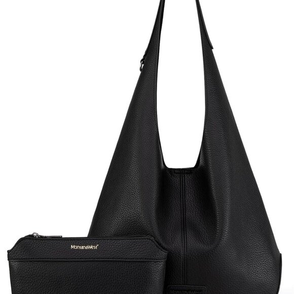 Hobo Bags Purse for Women Ultra Soft Foldable Shoulder Slouchy Handbags with Cos - Picture 1 of 9